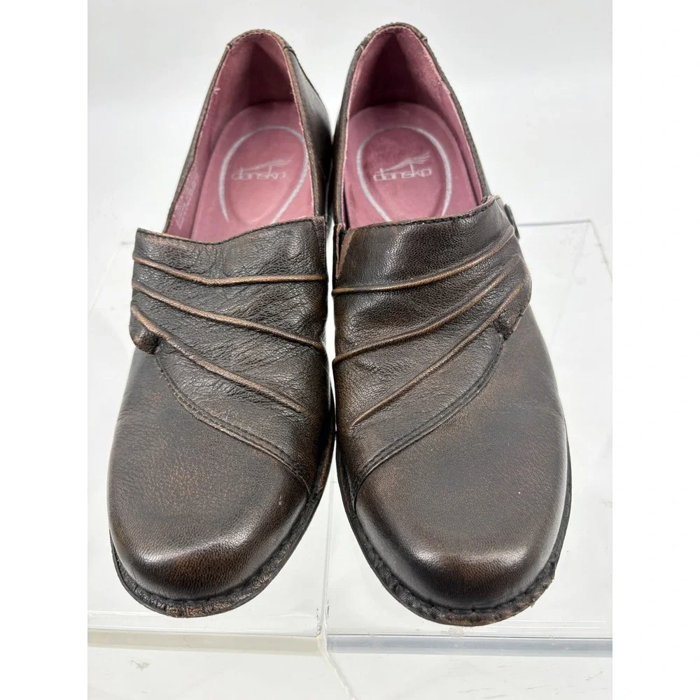Dansko Aimee Shoes Size 37/US‎ 7 Slip On Wedge Pumps Comfortable Durable Sole.
